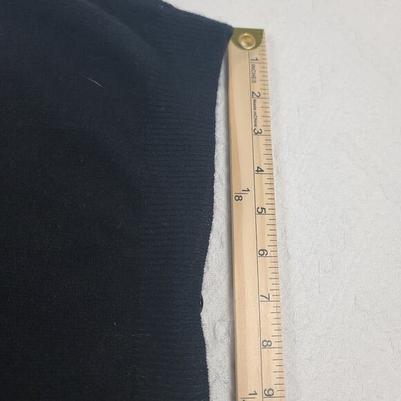 C by Bloomingdale's women's 100% cashmere black/white cape sweater size L/XL - Picture 7 of 10